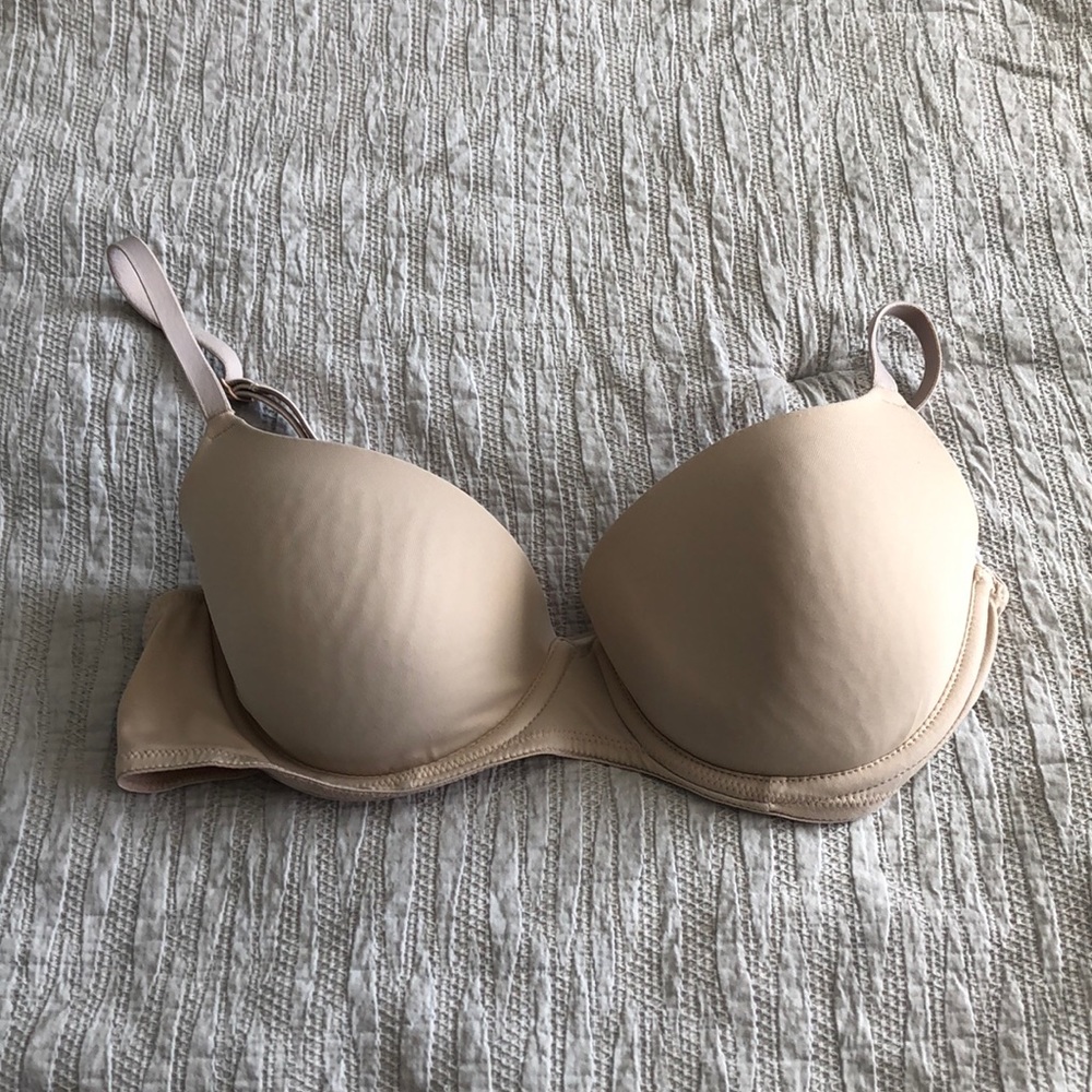 Tan pink bra